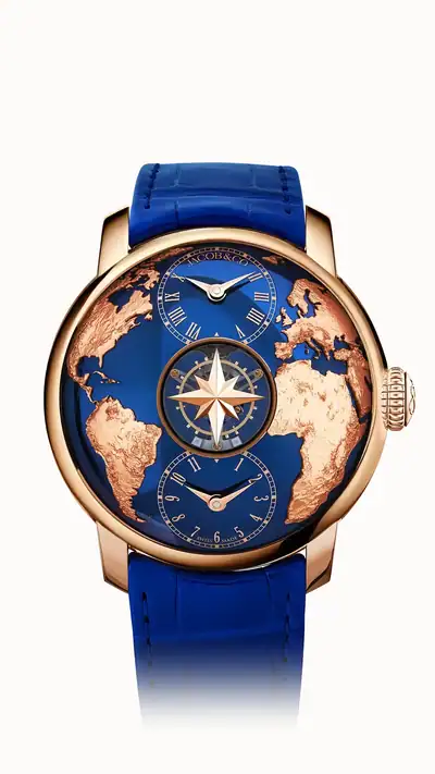 Jacob & Co. The World is Yours Dual Time Zone Tourbillon — Rose Gold DT200.40.AA.AA.A