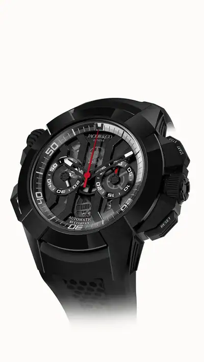 Jacob & Co. Epic X Chrono 47MM — Black DLC Titanium EC311.21.SD.BB.A