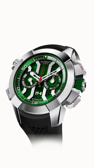 Jacob & Co. Epic X Khabib Collection — Epic X Chrono Khabib in Titanium EC323.20.AB.AB.B