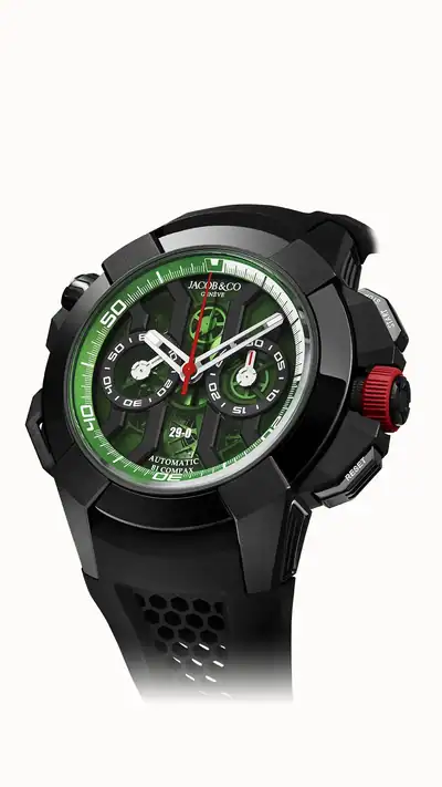 Jacob & Co. Epic X Khabib Collection — Epic X Chrono Khabib in Black Titanium EC323.21.AA.AA.A