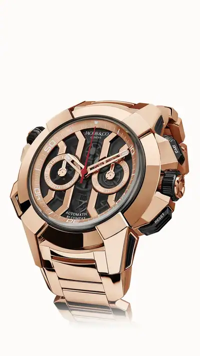 Jacob & Co. Epic X Chrono 47MM — Rose Gold Bracelet EC323.42.AC.AA.A40AA