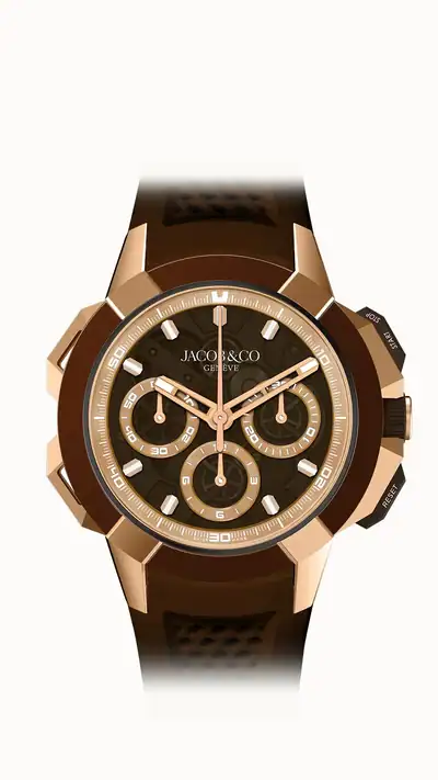 Jacob & Co. Epic X Chrono 44MM Tri-Compax — Brown EC440.43.AC.AA.A
