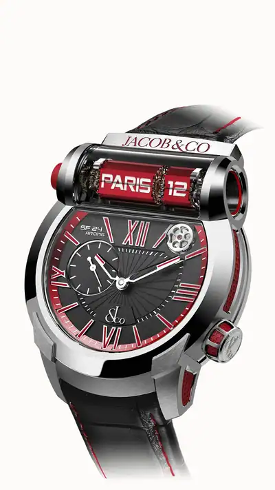 Jacob & Co. Epic SF24 — Titanium, Red ES101.20.NS.YR.A