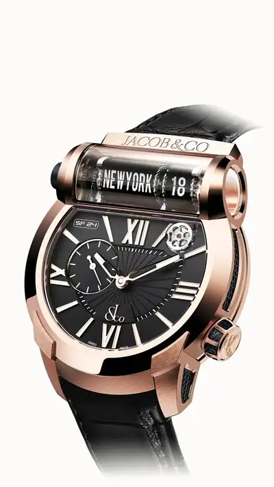 Jacob & Co. Epic SF24 — Rose Gold, Black Dial ES101.40.AE.AC.A