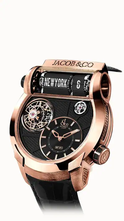 Jacob & Co. Epic SF24 Tourbillon — Rose Gold Grid Dial ES102.40.NS.LG.B