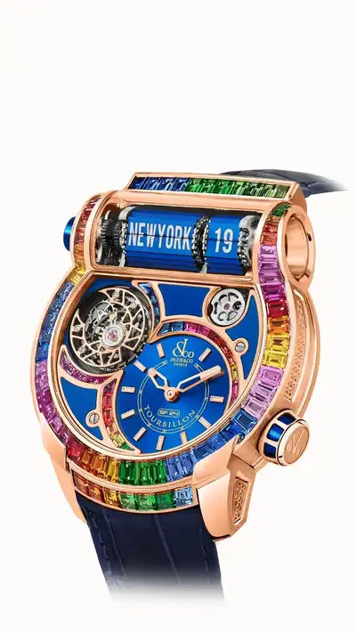 Jacob & Co. Epic SF24 Tourbillon Baguette — Rose Gold Arlequino ES802.40.AB.AA.A