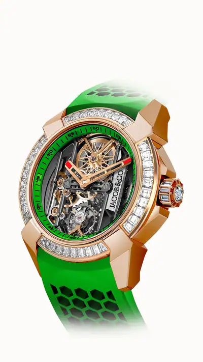 Jacob & Co. Epic X Baguette — Green EX100.43.BA.AB.A