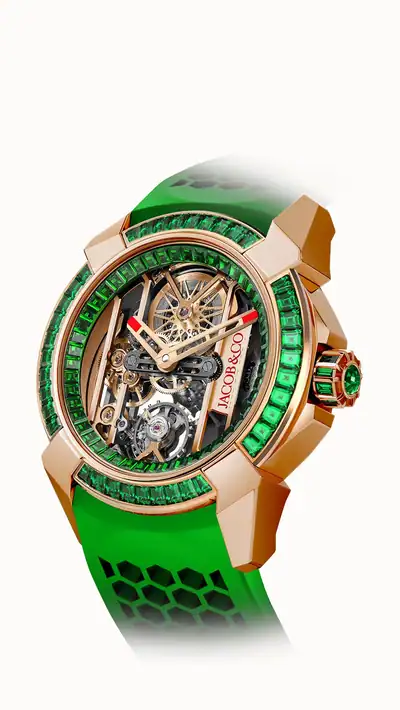 Jacob & Co. Epic X Baguette — Tsavorites EX100.43.BC.AA.A