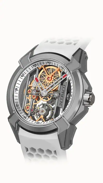 Jacob & Co. Epic X Skeleton — White EX113.20.AE.AA.A