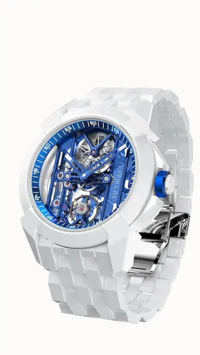 Jacob & Co. Epic X Ceramic — Blue (Bracelet) EX115.95.AI.AA.A95AA