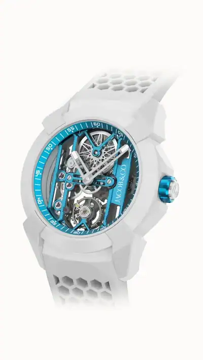 Jacob & Co. Epic X Ceramic — Electric Blue EX115.95.AM.AA.A