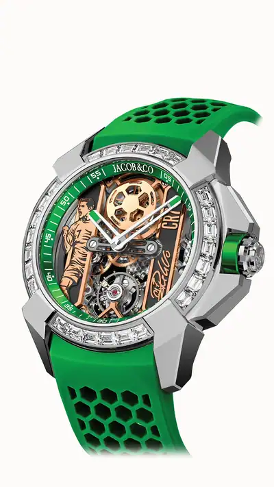 Jacob & Co. Epic X CR7 — Heart of CR7 - Stainless Steel Baguette EX120.10.BC.AA.A