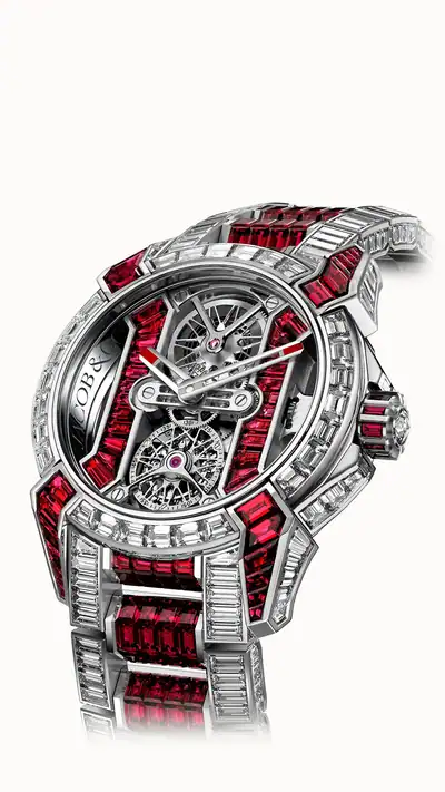 Jacob & Co. Epic X Tourbillon Baguette — Diamonds & Rubies EX510.30.BD.BR.A30BC