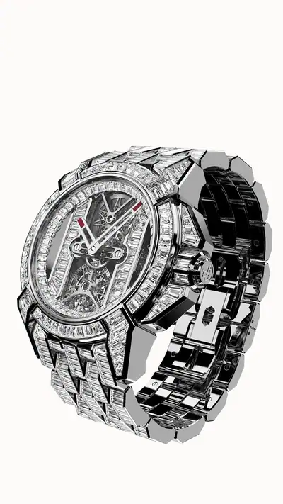 Jacob & Co. Epic X Tourbillon Baguette — White Gold EX520.33.BD.AA.A30BD