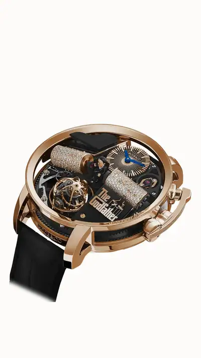Jacob & Co. Opera Godfather — Rose Gold Diamond Barrels OP110.40.AG.AF.A