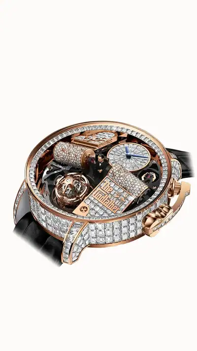 Jacob & Co. Opera Godfather Baguette — Rose Gold Baguette OP820.40.AA.AA.A