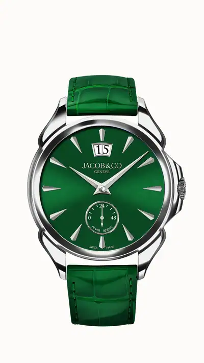 Jacob & Co. Palatial Classic — Stainless Steel (Green Sunburst) PC400.10.AD.AA.A