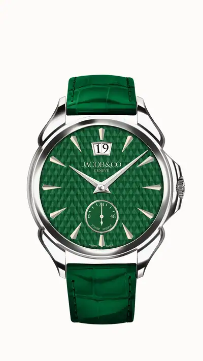 Jacob & Co. Palatial Classic — Stainless Steel (Pyramid Dial) PC400.10.AD.AB.A