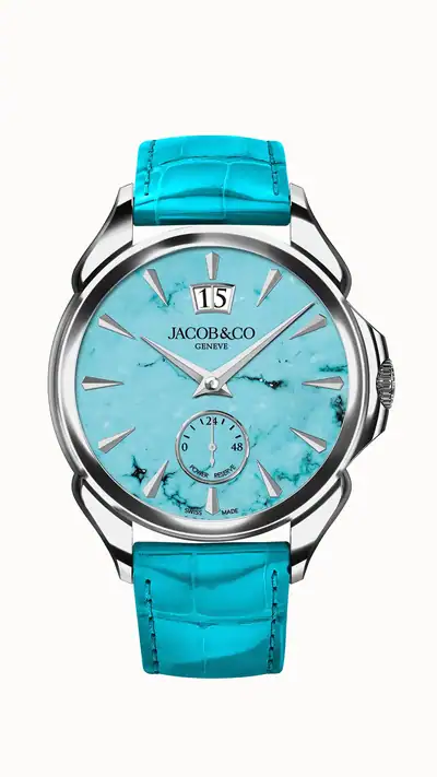 Jacob & Co. Palatial Classic — Stainless Steel (Turquoise) PC400.10.AD.AK.A