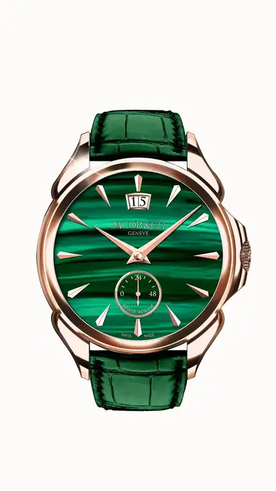 Jacob & Co. Palatial Classic — Rose Gold (Malachite) PC400.40.AA.AA.A