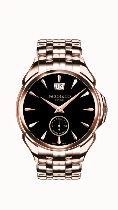 Jacob & Co. Palatial Classic — Rose Gold (Onyx Black) Bracelet PC400.40.AA.AC.A40AA