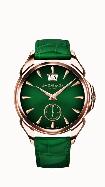 Jacob & Co. Palatial Classic — Rose Gold (Green Sunburst) PC400.40.AA.AD.A
