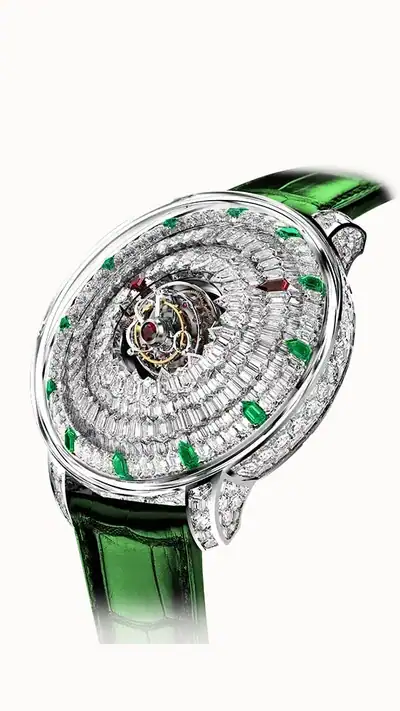 Jacob & Co. The Mystery Tourbillon — Tsavorites (White Gold) SN800.30.BD.AE.B