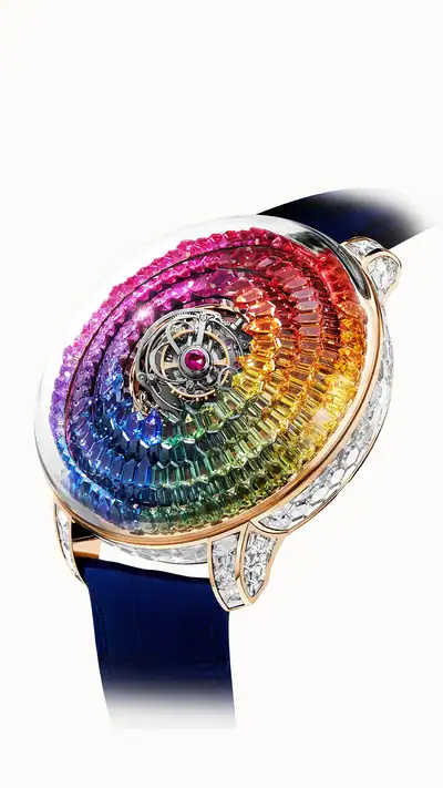 Jacob & Co. The Mystery Tourbillon — Rainbow (Rose Gold) SN800.40.BD.UE.A