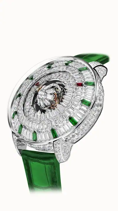 Jacob & Co. The Mystery Tourbillon 44MM — Tsavorites and White Diamonds 44mm SN810.30.AB.AB.A
