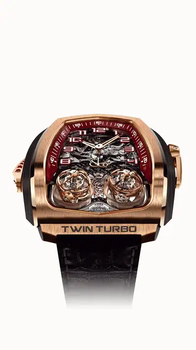 Jacob & Co. Twin Turbo — Rose Gold TT100.40.NS.NK.D