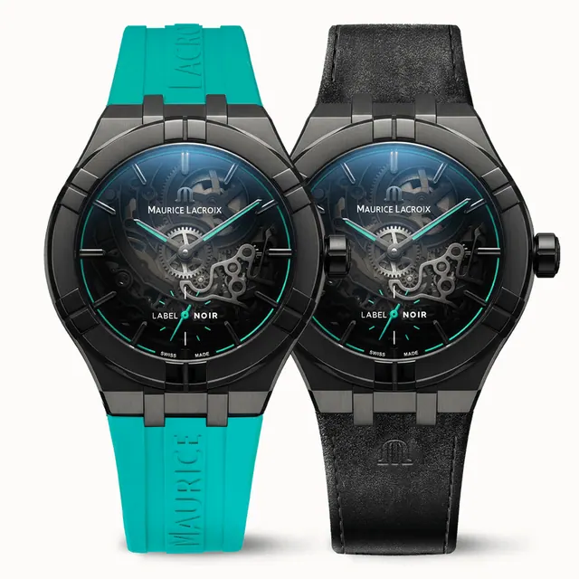 Maurice Lacroix AIKON AUTOMATIC SKELETON 45MM LABEL NOIR AI6028-DLB0B-030-H