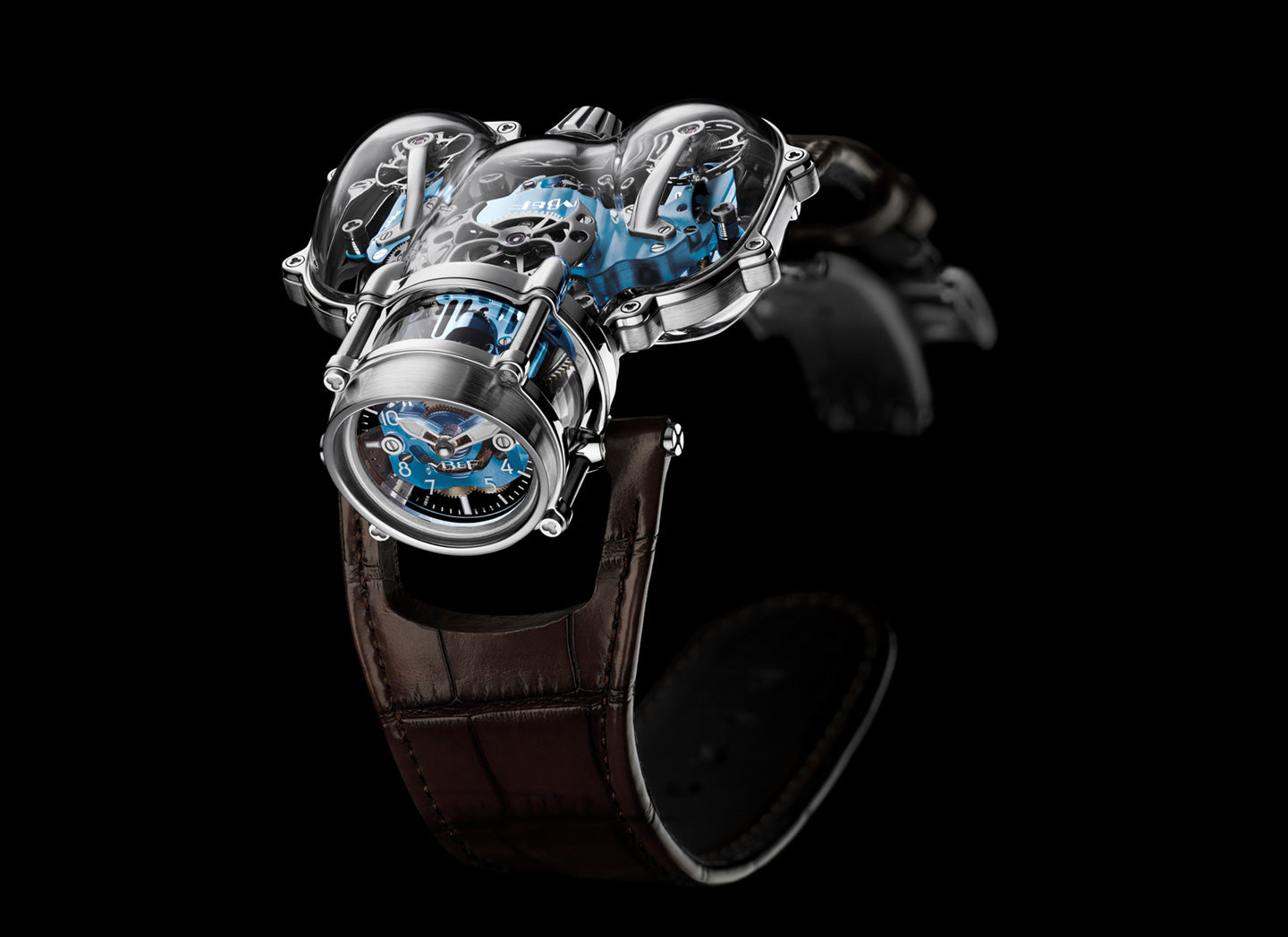 MB&F HM9-SV WG / BLUE 009-0100-05-004