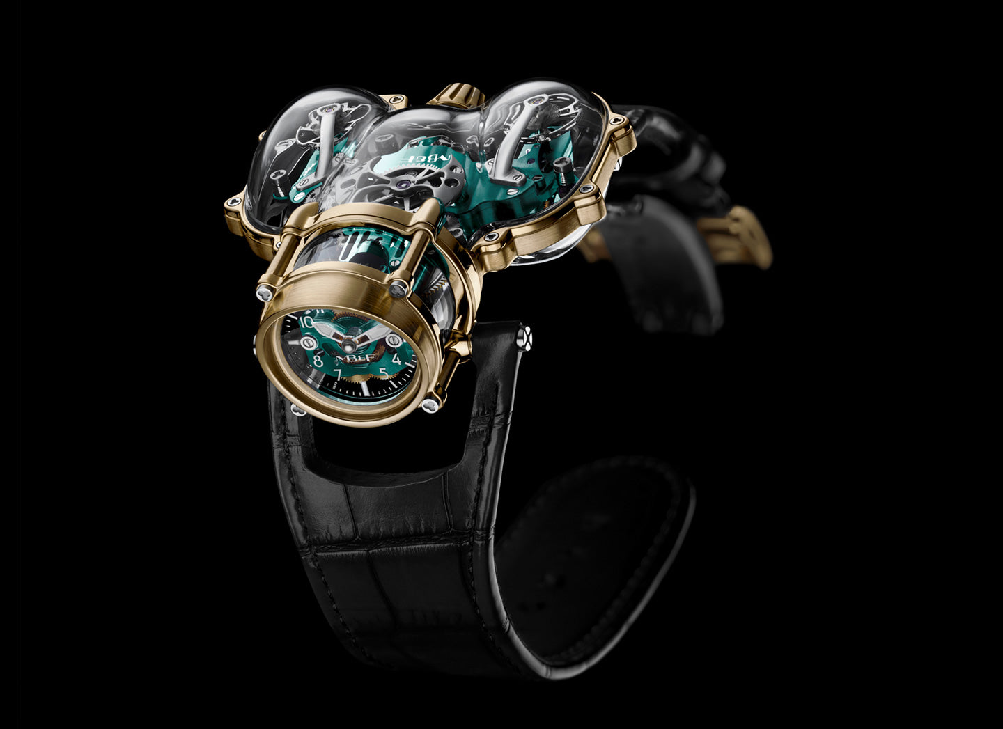 MB&F HM9-SV YG / GREEN 009-0100-05-006
