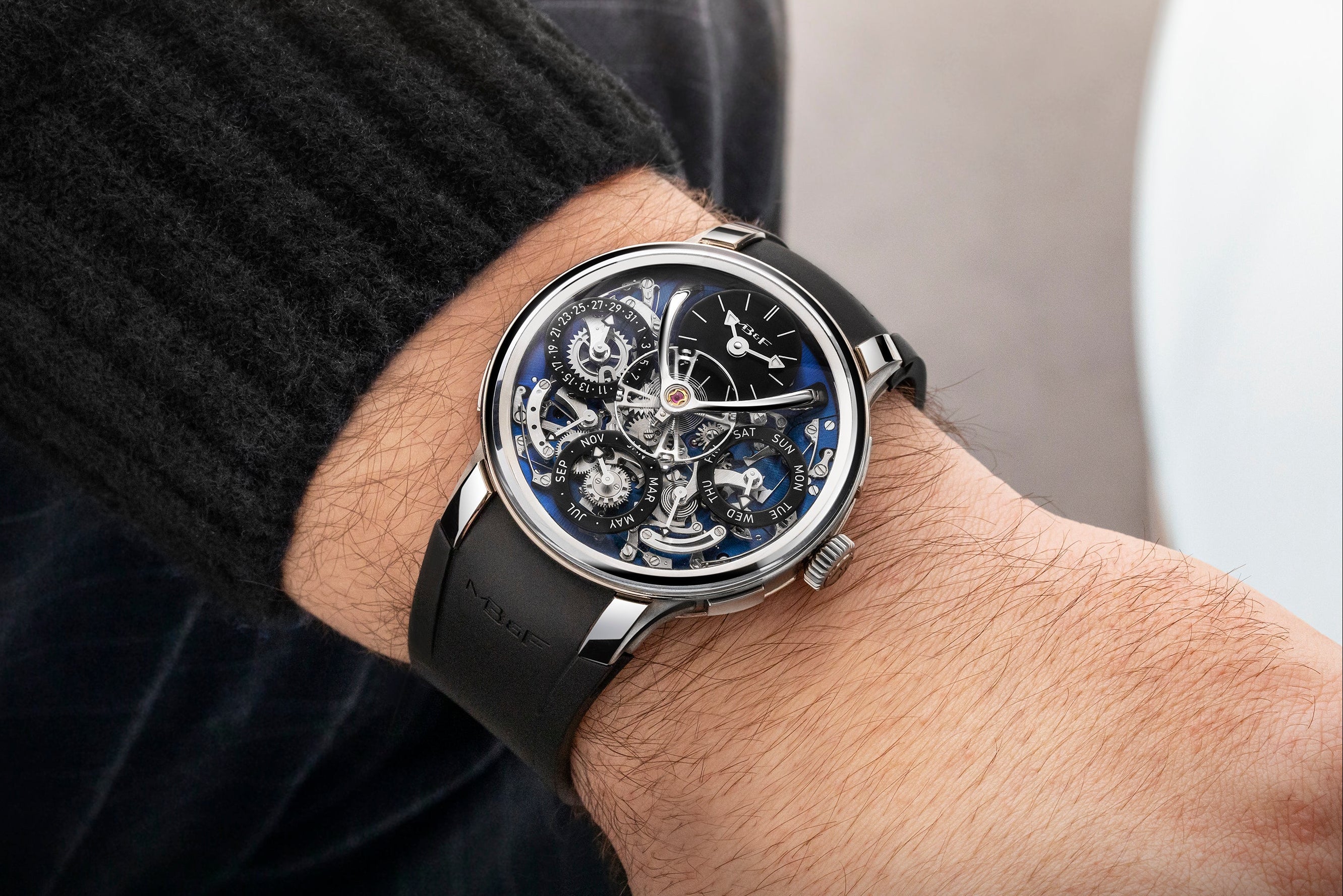 MB&F LM Perpetual EVO Zr Blue LM-PERPETUAL-EVO-ZR-BLUE