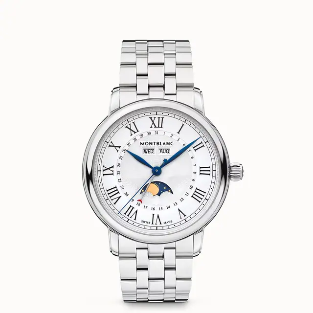 Montblanc Star Legacy Full Calendar 42 mm, Steel MB128677