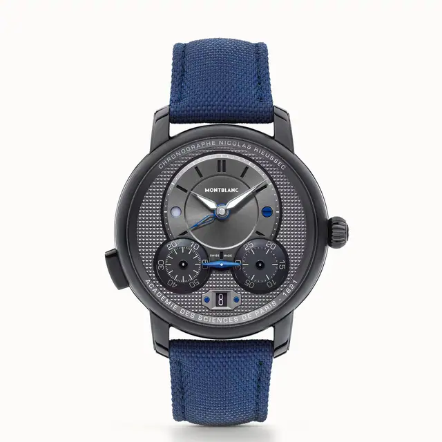 Montblanc Star Legacy Nicolas Rieussec Chronograph 43 mm Limited Edition - 500 pieces, 500 pieces - Acier ADLC noir MB129763