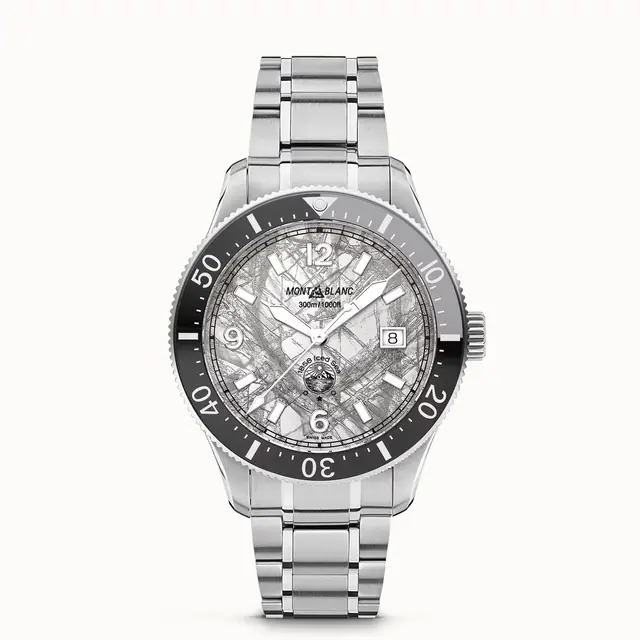 Montblanc Iced Sea Automatic Date, Steel - Ceramic - Gray MB130793