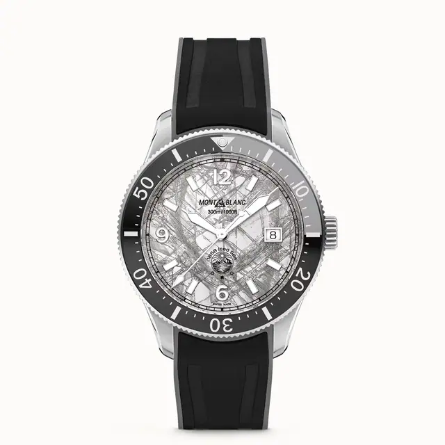 Montblanc Iced Sea Automatic Date, Steel - Ceramic - Gray MB130807