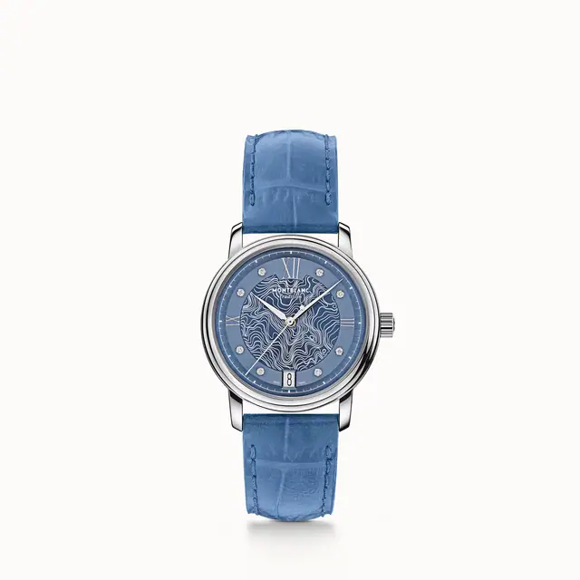 Montblanc Tradition Automatic Date 32 mm, Steel MB131296