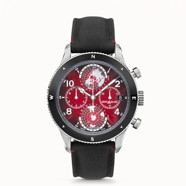 Montblanc 1858 Geosphere Chronograph 0 Oxygen Limited Edition - 290 pieces, 290 pieces - TITANIUM, CERAMIC MB132303