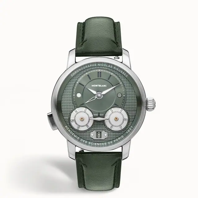Montblanc Star Legacy Nicolas Rieussec Chronograph 43 mm, Steel - Green MB132947