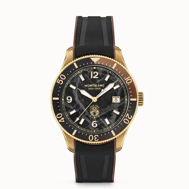 Montblanc Iced Sea Automatic Date, Cupro-aluminium - Aluminium MB133300