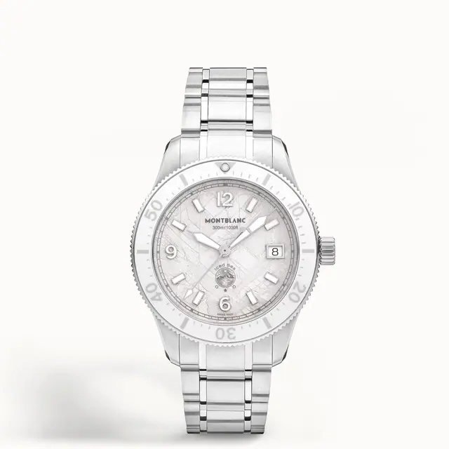Montblanc Iced Sea Automatic Date 0 Oxygen, Steel - Ceramic - White MB134024