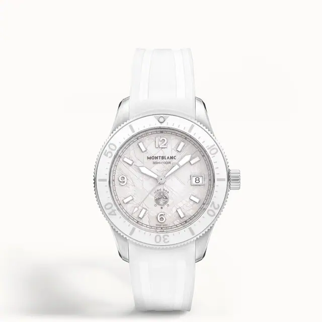 Montblanc Iced Sea Automatic Date 0 Oxygen, Steel - Ceramic - White MB134025