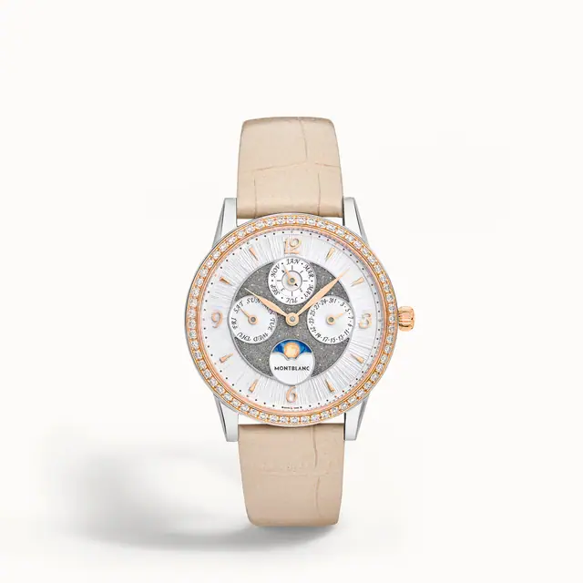 Montblanc Bohème Perpetual Calendar 36 mm, STEEL, 5N GOLD MB134988