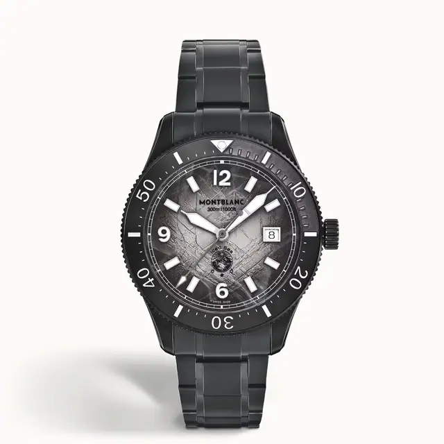 Montblanc Iced Sea Automatic Date 0 Oxygen, Steel - Ceramic MB137541