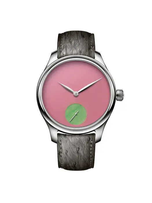 H. Moser & Cie. Endeavour Small Seconds Concept POP Pink opal and burmese jade 1202-1203