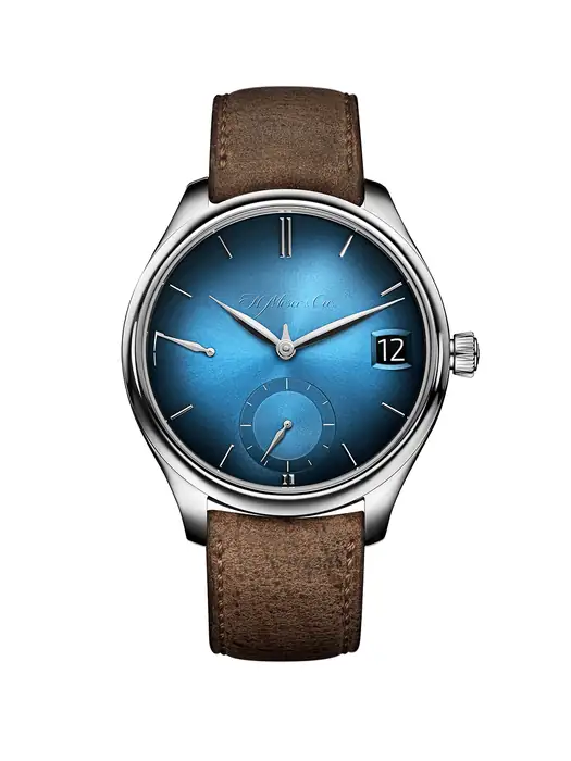 H. Moser & Cie. Endeavour Perpetual Calendar Funky Blue fumé 1800-0204