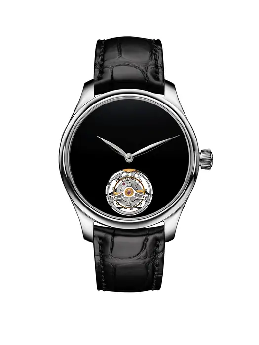 H. Moser & Cie. Endeavour Tourbillon Concept VantablackÂ®, Steel · 40 mm 1805-1200