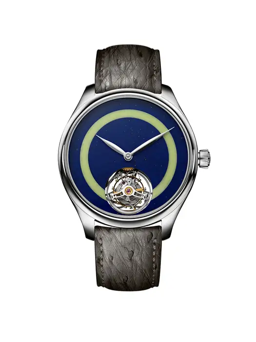 H. Moser & Cie. Endeavour Tourbillon Concept POP Lapis lazuli and lemon chrysoprase 1805-1205